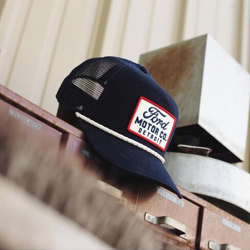 AMERICAN NEEDLE Ford Motors Patch Unisex Adjustable Snapback Baseball Hat in Kuwait