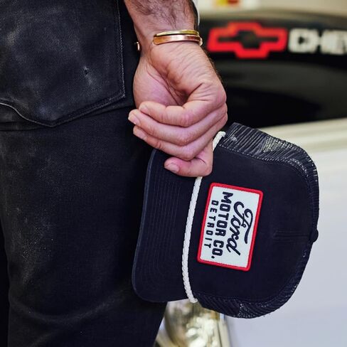 AMERICAN NEEDLE Ford Motors Patch Unisex Adjustable Snapback Baseball Hat in Kuwait