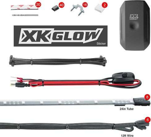مجموعة مصابيح LED قياسية للتحكم في تطبيق الكروم من XKGLOW - تحت التوهج in Kuwait
