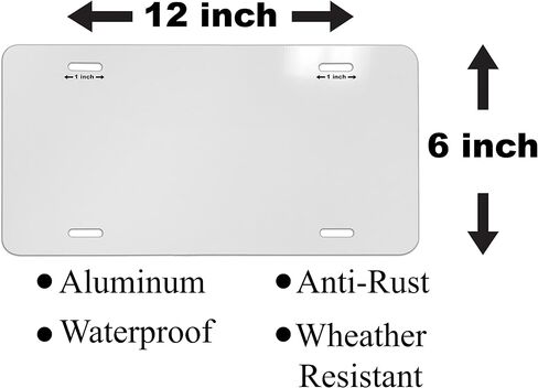 Love Face Text Image Decorative Car Front Sublimated License Plate, 0.025 inch(0.65mm) Thickness 6"x12" inch-1039 in Kuwait