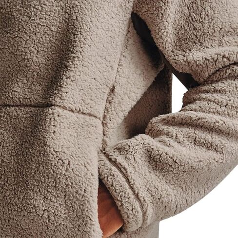 Under Armour Men's UA Legacy Sherpa Full Zip Jacket (Highland Buff / Brown Umber, X-large) (1357474) in Saudi Arabia