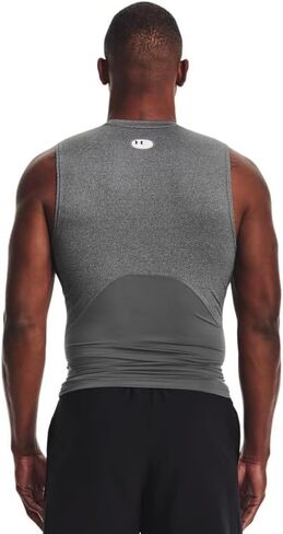 Under Armour Big & Tall Heatgear Armour Comp Sleeveless White/Black 2XT in Kuwait