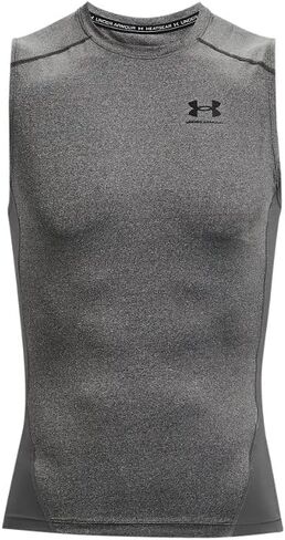 Under Armour Big & Tall Heatgear Armour Comp Sleeveless White/Black 2XT in Kuwait