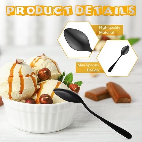 500 Pcs Clear Mini Spoons for Desserts Small Plastic Tasting Spoon Tiny Disposable Spoons Plastic Serving Utensils Bulk for Sample, Ice Cream, Appetizer, 3.7 x 0.8 Inch in Saudi Arabia