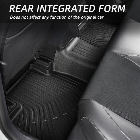 All Weather Car Floor Mats for Toyota Camry 2025 (Include Hybrid), Custom Fit TPE Easy Clean Durable Floor Liners Full Set Car Mats for Toyota Camry 2025 Accessories, Black Automotive Floor Mats in Saudi Arabia