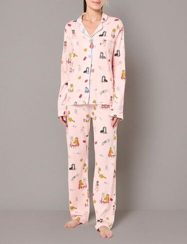 PJ Salvage Women's Loungewear Playful Prints Pajama Pj Set in Saudi Arabia