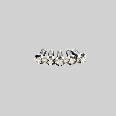 12 Points Stainless Steel Silver 3/8"-16-1.0" Rear Brake Rotors Hardware Mounting Bolts Hardware for Harley Davidson Softail Dyna Touring Sporster (Silver) in Saudi Arabia