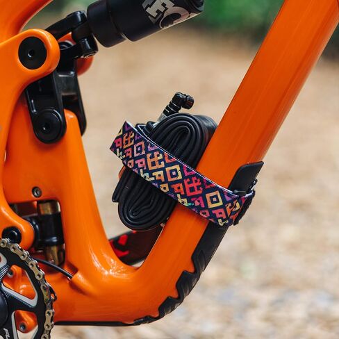 Granite Rockband+ MTB Frame Carrier Strap for Inner Tubes and Bike Tool Kit, Bike Storage Solution for Attaching Extra Gear on Your Mountain Bike, BMX Bike, Road Bike and Gravel Bike (Pine Tree) in Kuwait