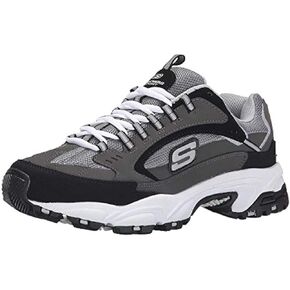 Skechers Men's Stamina Nuovo Shoes, Black/Black, 9 M