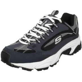 Skechers Men's Stamina Nuovo Shoes, Black/Black, 9 M