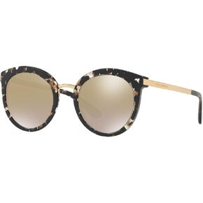 Dolce&Gabbana DG4268 Sunglasses 911/6E-52 - Cube Black/gold Frame, Grad Light DG4268-911-6E-52