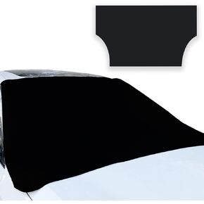 ASUBHA Windshield Cover for Ice and Snow, Windshield Snow Cover, Enhanced 600D Oxford Fabric Windshield Frost Cover for Any Weather, Universal Automotive Exterior Accessories Fits for Most Car