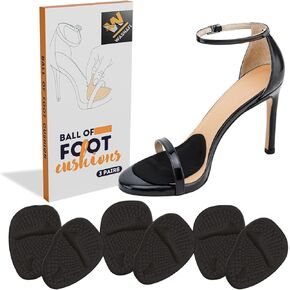 Metatarsal Pads Women(3 Pairs Heel Inserts for Women) | Ball of Foot Cushions for Women | All-Day Comfort and Pain Relief Foot Pads for Balls of Feet