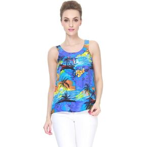 Hawaii Hangover Women's Hawaiian Tank Top in Sunset