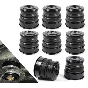 Silicone Body Mount Bushings Kit for 2008-2016 Ford F250 F350 Super Duty Accessories,Silicone F250 Body Mount Bushings Outlast,No Bumps and No Noise Than The Original