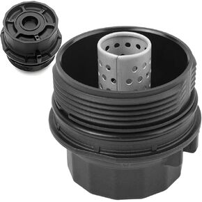 1.8L Engine Oil Filter Housing Cover Cap Assembly Compatible with TOYOTA COROLLA 2009-2016, MATRIX 2009-2014, PRIUS 2010-2019, PRIUS PLUG-IN 12-15, PRIUS PRIME 17-19, PRIUS V 12-18# 15620-37010