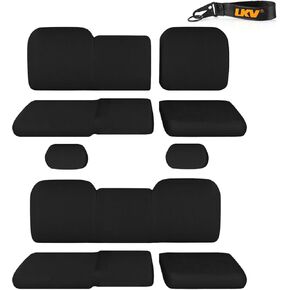 LKV Ranger Seat Covers Compatible with Polaris Ranger Crew XP 1000 2017-2021, Ranger Crew 1000 Premium 2020-2023