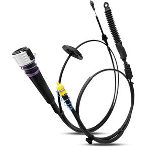 Replace 12477640 Gear Shift Cable, Transmission Gearshift Cable Compatible with GMC Sierra 1500 2500 3500 Classic Chevrolet Silverado 1500 2500 3500 Classic 1999-2007