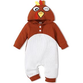 VINUOKER Baby Boy Girl Cute Animal Outfits Long Sleeve Hoodie Penguin Costume Halloween Christmas Clothes
