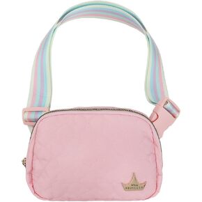 Disney Princess Crown & Hearts Pink Quilted Fanny Pack