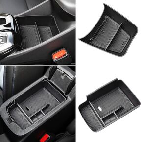 Center Console Organizer Compatible with 2024 2025 Chevy Trax Interior Accessories and Lower Middle Console Insert Tray Armrest Storage Box, Black