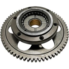 Starter Clutch With Idler Gear Compatible with Rhino 660 2004-2007 Grizzly 660 2003-2008 Starter Clutch One-Way Bearing