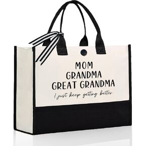 Great Grandma Gifts, Christmas Gifts for Grandma, Functional Tote Bag for Grandma, New Grandma Gifts, Grandma Birthday Gifts, Durable Beach Bag for Grandmother