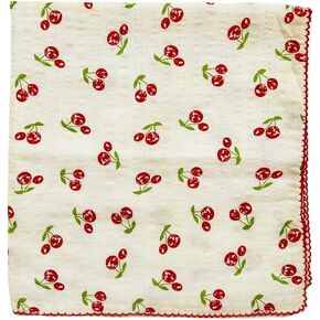 Cotton Bandana for Women, 21''x21'' Super Soft Fabric, Multi-Use Large Handkerchief & Furoshiki Wrapping Cloth