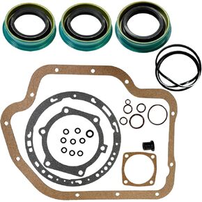 TH400 Transmission Seal Kit for TH400 GM 3L80 1965-1998, Automatic Rebuild Kit with Seal Gasket O-Ring Fiber Pan Gasket