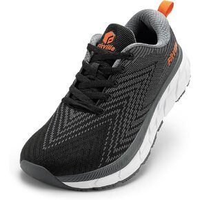 FitVille Wide Toe Box Shoes for Men Cushioned Well Extra Wide Width Shoes Non Slip Wide Running Shoes for Men Comfortable Men Running Shoes Lightweight Walking Shoes for Men