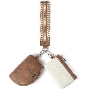 CLUCI Clear Bag Bundle with Keychain Wallet for Wome
