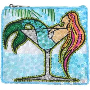 Bamboo Trading Essential Pouch Mertini by Sarah Walters, 4.75-inch Width x 4-inch Height