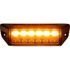 Buyers Products 1492245 Combination LED Scene Light W/Amber Strobe & Clear Flood, Blunt Cut Connection, Two Lights in One, Emergency Vehicle Lights