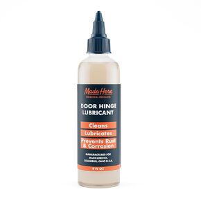 Made Here Co.Door Hinge Lubricant - Smooth & Long-Lasting Performance for Door, Hinges, and Locks | Non-Toxic | Odor-Free | Protects Against Rust & Corrosion | for Multi-Surface Application | 4oz