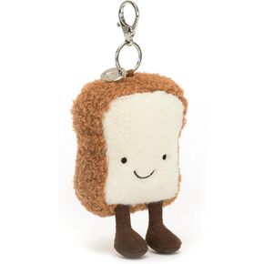 حقيبة توست من جيليكات قابلة للاستخدام، 5 بوصات | سلسلة مفاتيح من القطيفة للطعام والشراب | فكرة هدية عظيمة in Kuwait