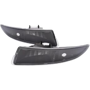 HECASA بدوره أضواء الإشارة متوافق مع 1993-2002 شيفروليه كامارو سائق الركاب الجبهة وقوف السيارات إشارة مصابيح استبدال عدسة العنبر لGM2520146 GM2521146 5978551 5978552 in Kuwait