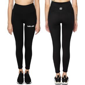 MIRARI High Waisted Leggings for Women No See-Through-Soft Athletic Tummy Control Black Pants for Running Yoga Workout