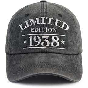 XacaYuerp Limited Edition 1930 1931 1932 1933 1934 1935 1936 1937 1937 1939 Hat, Funny Embroidered Baseball Cap for Women Men