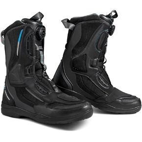 SHIMA STRATO WP, Waterproof Motorcycle Boots for Men - Vented, Reinforced Lightweight Long Biker Riding Boots with ATOP Fast-Closure