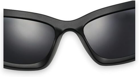 Y2K Wrap Around Sunglasses Black Shades Sporty Glasses Cyber Aesthetic Eyewear Women Men Rave Party in Saudi Arabia