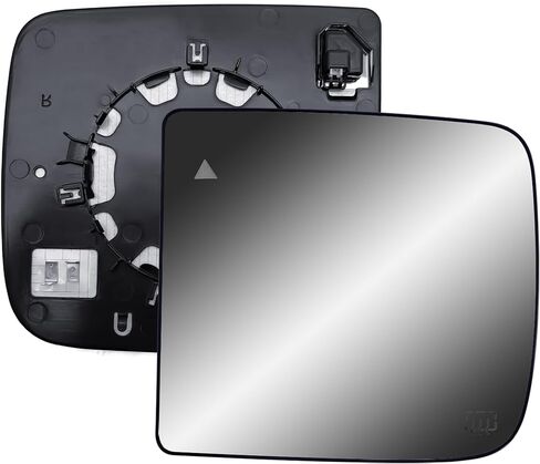 Replacement Driver Left Side Door Towing Mirror Main Big Glass Flat Heated with Back Plate and BLIS for RAM 1500 2500 3500 from 2010 to 2024 in Kuwait