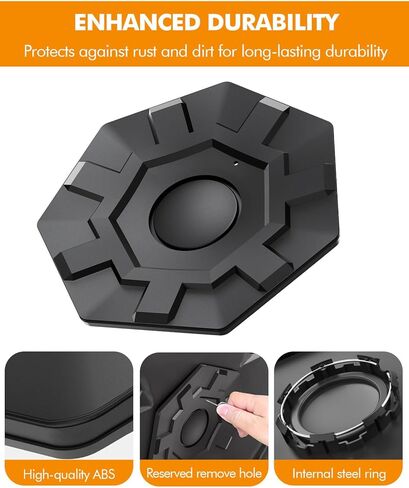 4 قطع أغطية عجلات لسيارة Tesla Cybertruck 2023 2024، غطاء محور مركزي ABS قابل للإزالة، ملحقات Cybertruck، سهل التركيب مقاوم للصدأ والغبار ويقلل السحب والضوضاء in Kuwait