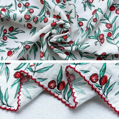 Cotton Bandana for Women, 21''x21'' Super Soft Fabric, Multi-Use Large Handkerchief & Furoshiki Wrapping Cloth in Kuwait