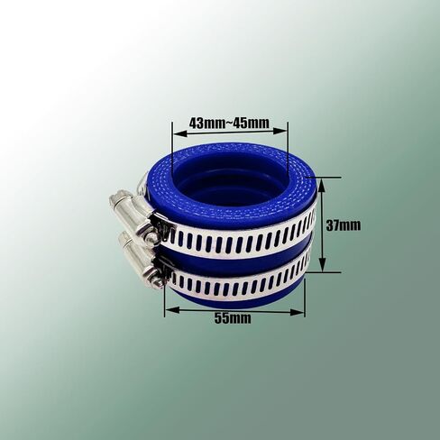 35 40 45mm Motorcycle Carburetor Rubber Adapter Intake Manifold Carburetor Boot Joints for Motorcycle Carburetor (40mm) in Kuwait