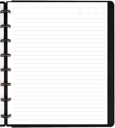 (2 Pack) 9 Disc Lined Refills for Happy Planner, Classic Size Discbound Lined Refill Paper, Loose-leaf Discbound Inserts, 200Sheets / 400Pages, 100gsm Paper, 7x9.25 Inch in Saudi Arabia