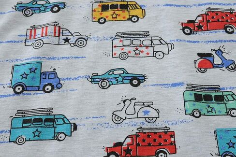 Little Hand Toddler Boys Pajamas Fire Truck 100% Cotton Kids Summer Short Sets Dinosaur Pajama Airplane PJS Set 2-7 T in Kuwait