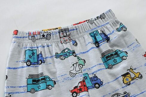 Little Hand Toddler Boys Pajamas Fire Truck 100% Cotton Kids Summer Short Sets Dinosaur Pajama Airplane PJS Set 2-7 T in Kuwait