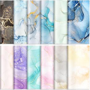24 Pcs Marble Eyeglasses Cleaning Cloths Lens Cleaning Cloths Microfiber Cleaning Cloths Soft Reusable Glasses Cleaning Cloth for Eyeglasses Camera Lens Cell Phone Screen Glasses 6 x 6 Inches