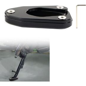 Xitomer Motorcycle Side Stand Enlarger, Fit for 2024 2022 2021-2017 CMX300 Rebel 300 CMX500 Rebel 500 2017 2018 2019 2020, Kickstand Shoes, Extension Enlarger plate (Black)