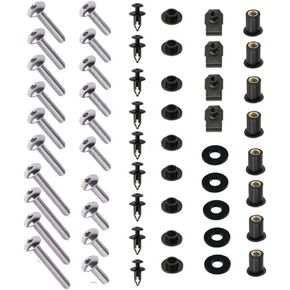 Motorcycle Fairing Bolt Kit, Stainless Steel, Plastic, Body Screw Fasteners for Honda CBR600F4i 2001-2007, CBR600F4 1999-2000